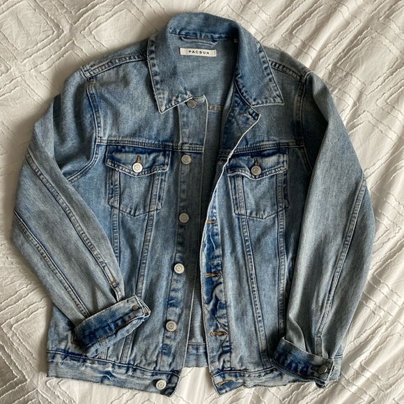 PACSUN DENIM JACKET - Picture 1 of 4